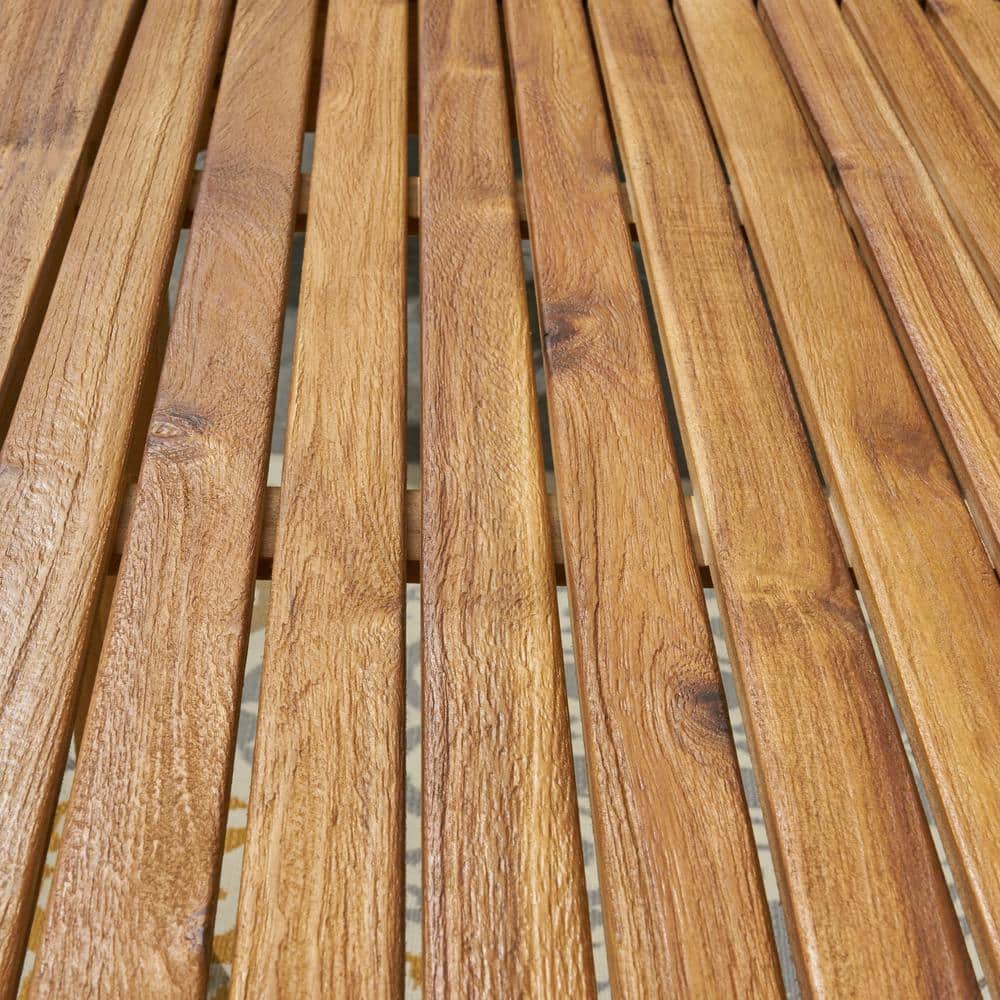 Zoe Natural Acacia Wood Expandable Outdoor Dining Table