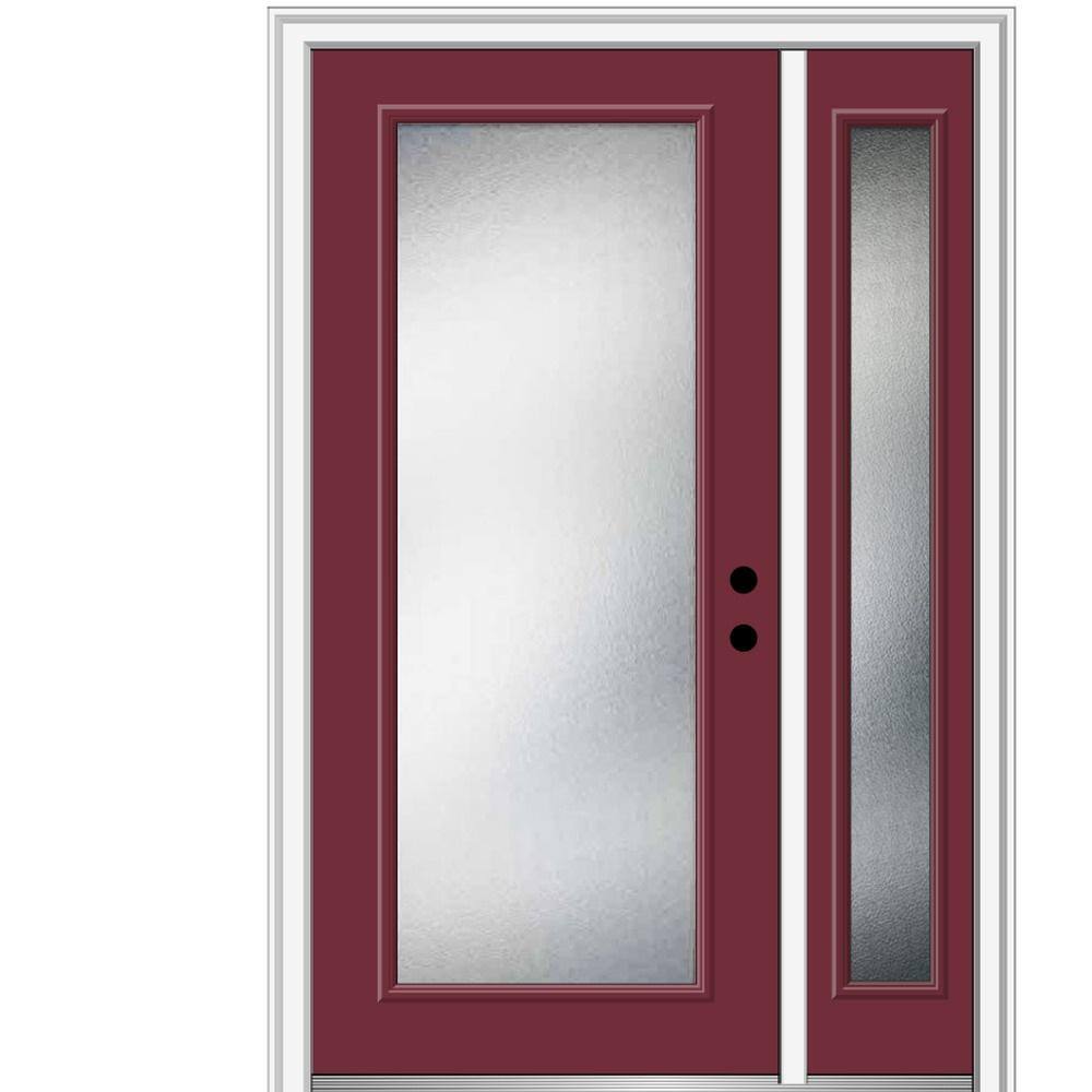 MMI Door 51 in. x 81.75 in. Micro Granite Left-Hand Inswing Full Lite ...