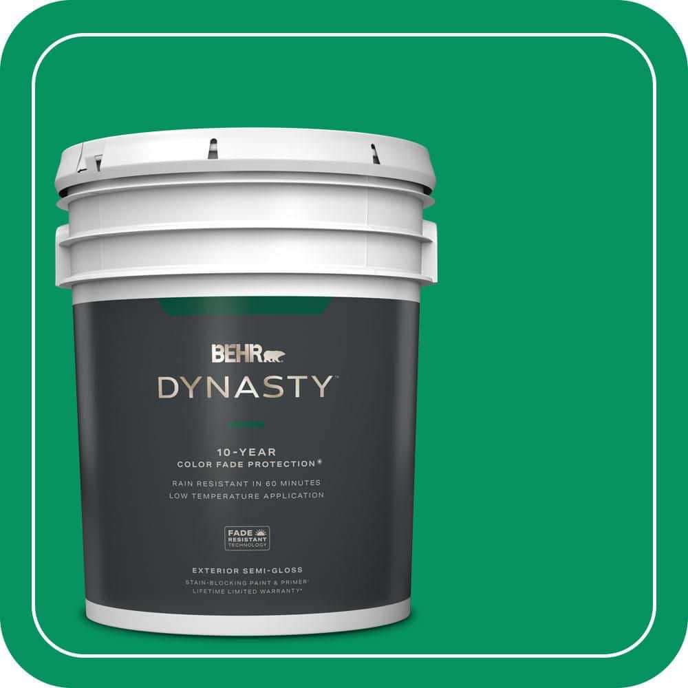5 gal. #470B-6 Emerald Lake Semi-Gloss Exterior Stain-Blocking Paint & Primer price history on PriceWatchPro