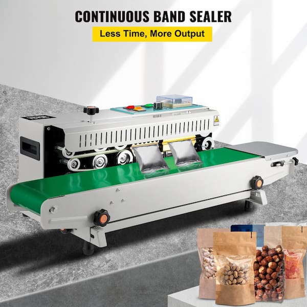 VEVOR Silver Automatic Continuous Band Sealer Digital Temperature Control  Vertical Automatic Sealing Machine for Bag Film FRB-770LSBMLXFKJ1V1 - The  Home Depot