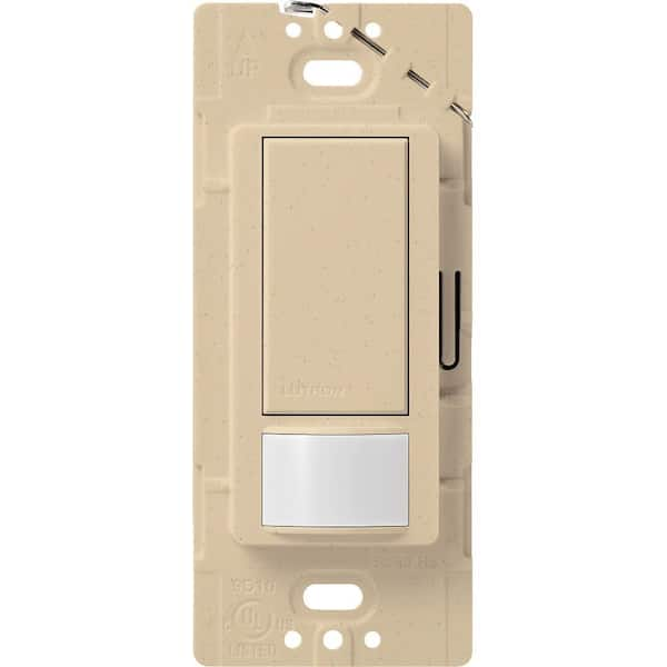 Lutron Maestro Motion Sensor Switch, 2 Amp/Single-Pole, Desert Stone (MS-OPS2-DS)