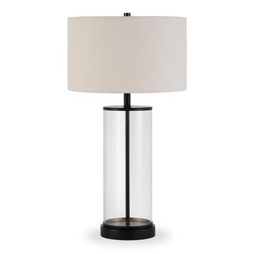 Meyer&Cross Uma 27.75 in. Blackened Bronze and Concrete Table Lamp TL1127