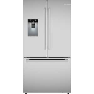 500 Series 36 in. 22 cu. ft. Smart Counter Depth French Door Refrigerator Stainless Steel, Fastest Ice Maker and Water