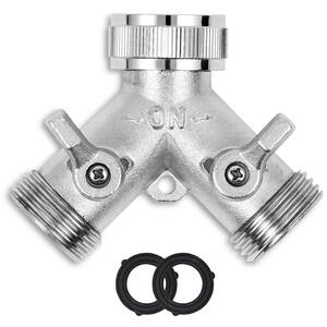 WO_ 5Pcs 1/2inch Male Thread Hose Straight 2-way Connector Garden Fitting Adapte 