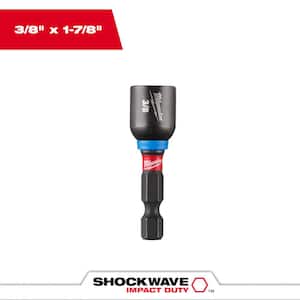 SHOCKWAVE Impact Duty 3/8 in. x 1-7/8 in. Alloy Steel Magnetic Nut Driver (1-Pack)