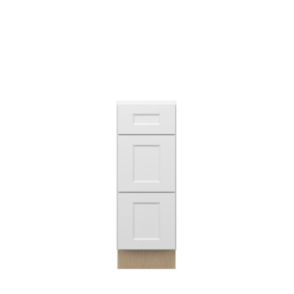 Norfolk Shaker 12 in. W x 34.5 in. H x 24 in. D in Painted White Plywood As