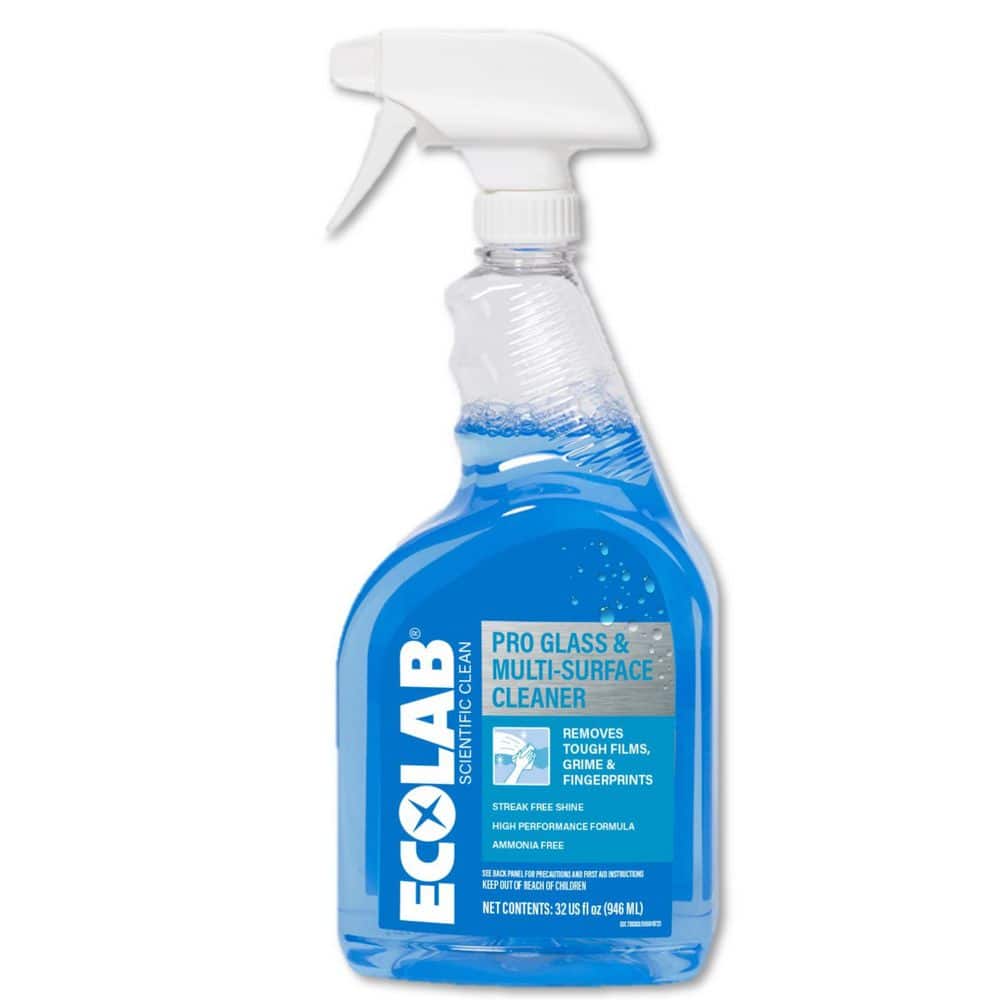 32 oz. Ammonia-Free Pro Glass Cleaner and Multi-Surface Cleaner Spray Bottl