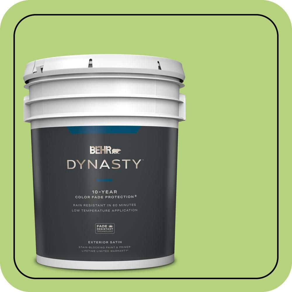 5 gal. #420B-4 Tart Apple Satin Enamel Exterior Stain-Blocking Paint & Primer price history on PriceWatchPro