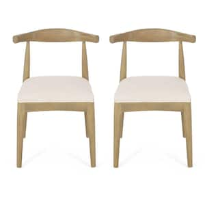 Cotterell Light Ash and Beige Fabric Dining Chair (Set of 2)