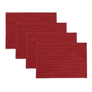 Harper 13 in. W x 17.5 in. L Deep Redwood Polyester Placemat (Set of 4)