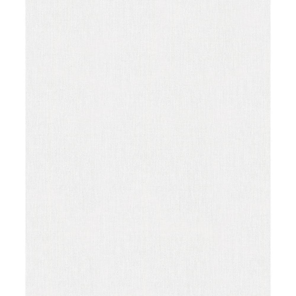 Plain Linen Texture Effect Light Grey Matte Finish Vinyl on Non-Woven Non-P