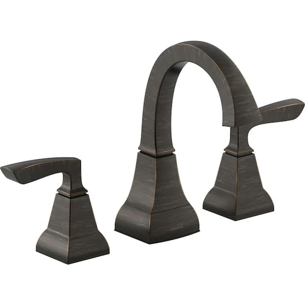 KOHLER Kallan 8 in. Widespread 2-Handle Bathroom Faucet in Oil-Rubbed Bronze