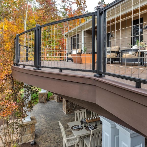 Trex - Enhance Naturals 1 in. x 6 in. x 16 ft. Toasted Sand Grooved Edge Brown Composite Deck Board
