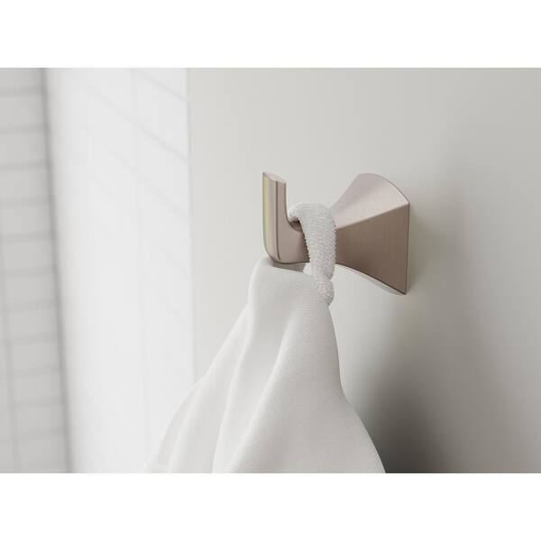 Moen Voss 18-in Polished Nickel Wall Mount Single Towel Bar Moen Voss 18-in Polished Nickel Wall Mount Single Towel Bar