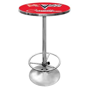 Corvette C2 Red Pub/Bar Table