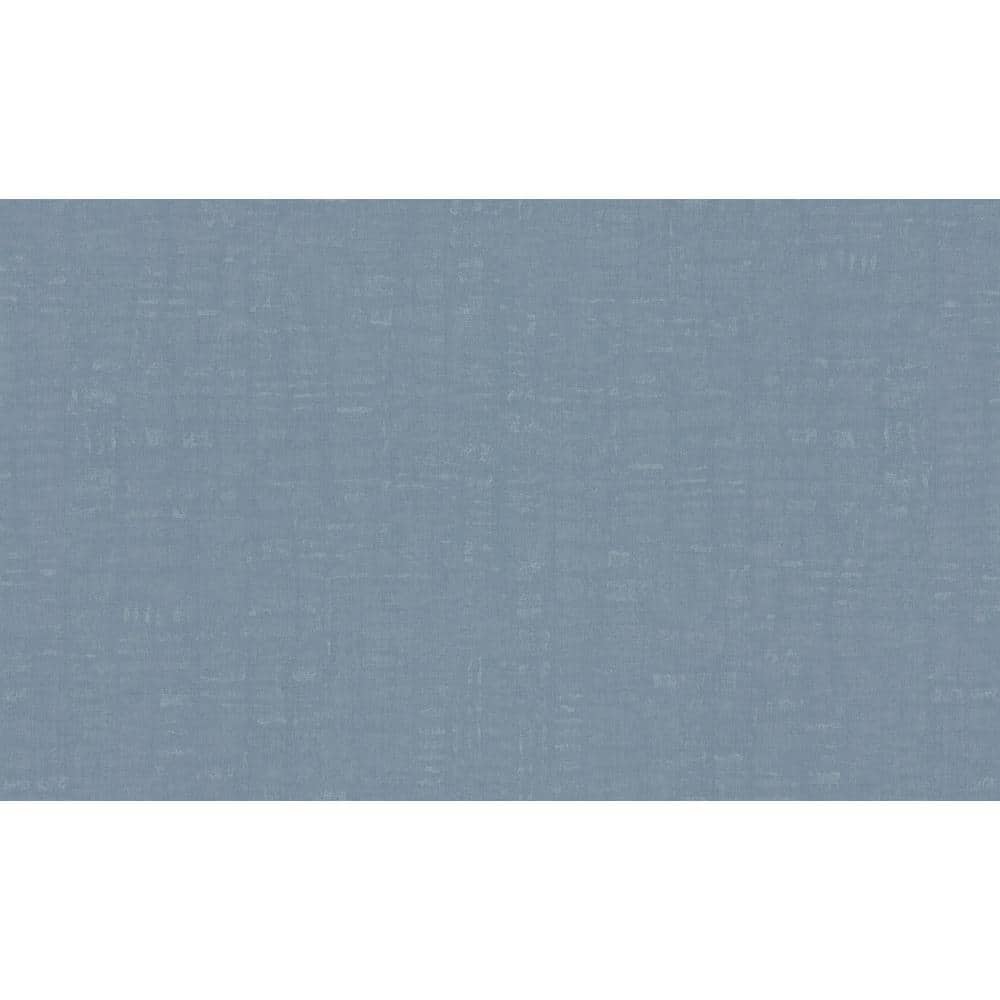 Fusion Collection Linen Effect Texture Blue Matte Finish Non-pasted Vinyl o