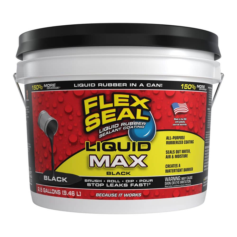 FLEX SEAL FAMILY OF PRODUCTS Flex Seal Liquid MAX Black 2.5 Gal