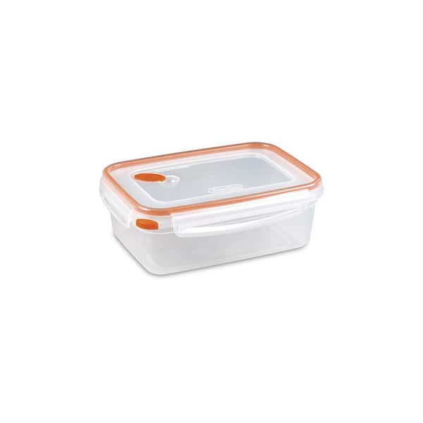 Plastic Food Storage Containers w/Attached Lids. Multi Sizes Containers.  Microwave/Freezer & Dishwasher Safe - Steam Release Valve. BPA/Free (12,  Light Blue) 