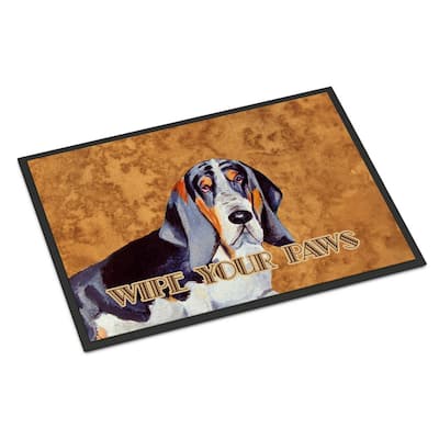 Carolines Treasures English Foxhound Welcome Floor Mat 19 x 27 Multicolor Carolines Treasures English Foxhound Welcome Floor Mat 19 x 27 Multicolor