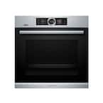 500 Series 24 in. Built-In Smart Single Electric Wall Oven with European Convection, Self-Cleaning in Stainless Steel