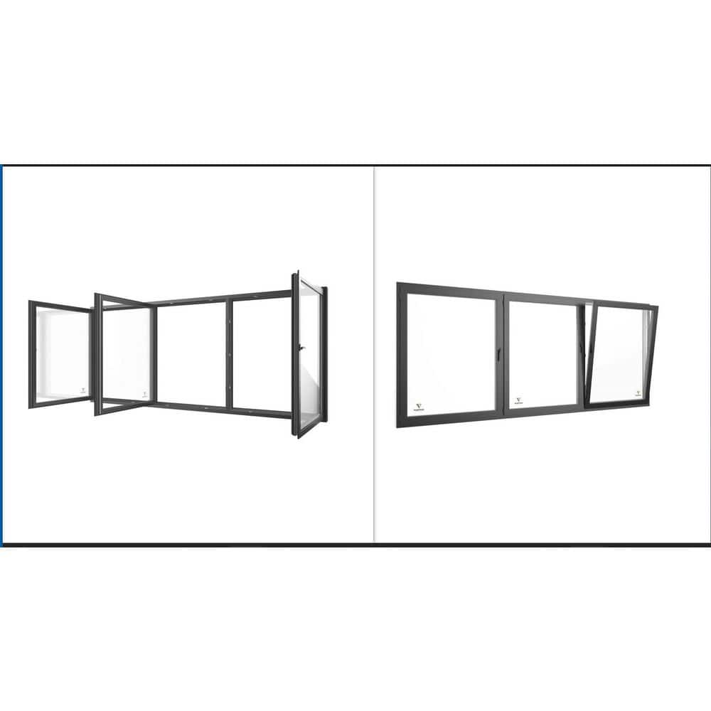 72 in. x 48 in. Lowe Triple Pane; Vinyl; Triple Sash; Replacement/New Const