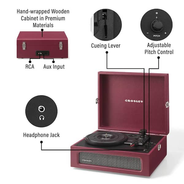 Crosley Voyager Giradiscos Crosley Crosley Voyager Amazon Tocadiscos  Crosley Crosley Voyager Record