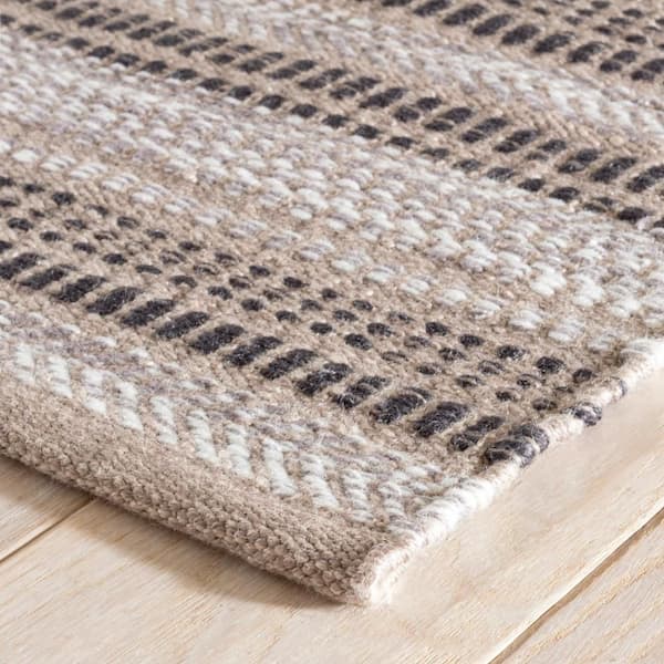 Sooner than Later Handwoven Neutral 5 ft. x 8 ft. Outdoor Area Rug