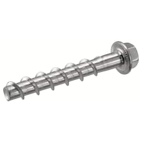 1/2 in. x 3 in. Kwik Hus-EZ Concrete and Masonry Screw Anchor (30-Piece)