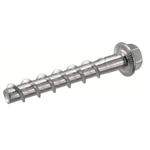 3/8 in. x 3 in. Kwik Hus-EZ Concrete and Masonry Screw Anchor (50-Piece)