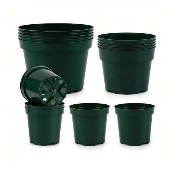 Outdoor Seed Starter Kits Nursery Pots with Drainage Holes 15-Pack