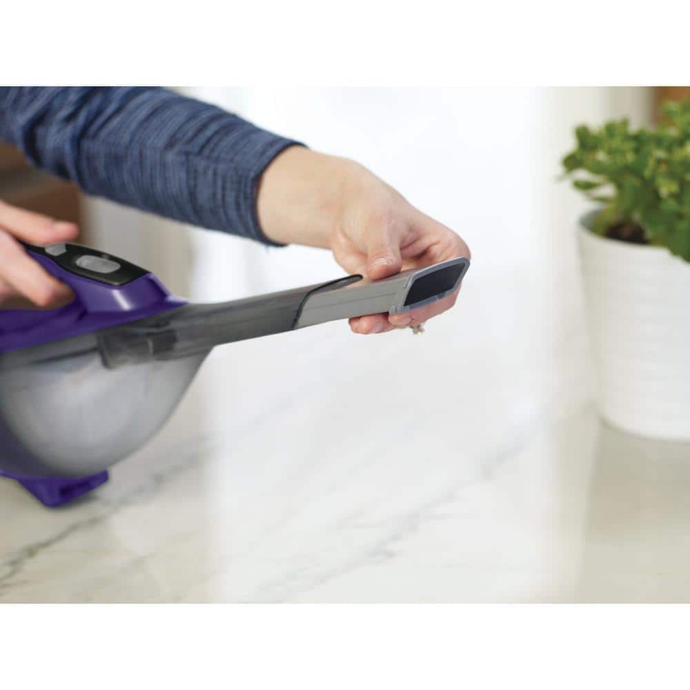 Purple Rechargeable Handheld Bagless Vacuum Cleaner for Pet Hair