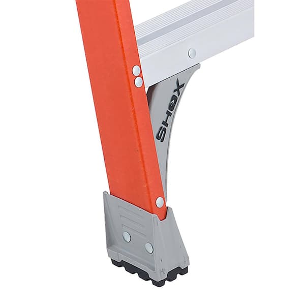 Louisville Ladder 12 Foot Fiberglass Industrial Extension Single Ladder  FE3112