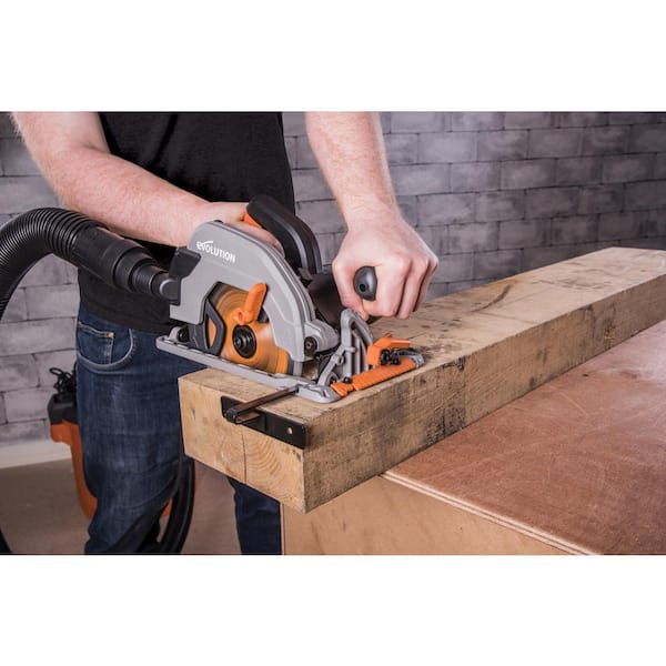 Evolution Power Tools  Amp  in. Circular Saw with LED Light