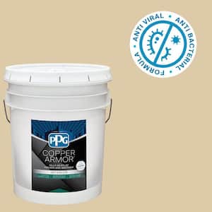 5 gal. PPG1096-3 Cookie Dough Eggshell Antiviral and Antibacterial Interior Paint with Primer