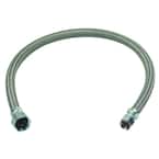 3/8 in. Compression x 1/2 in. FIP x 24 in. Braided Polymer Faucet Supply Line