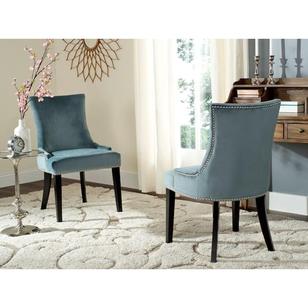 SAFAVIEH Lester Blue Dining Chair (Set of 2)