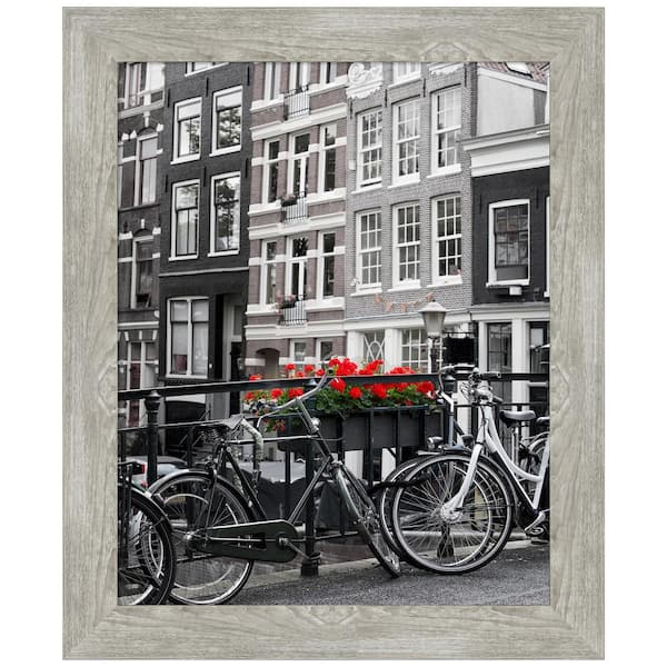 Amanti Art Dove Greywash Narrow Picture Frame Opening Size 16 x 20 in.