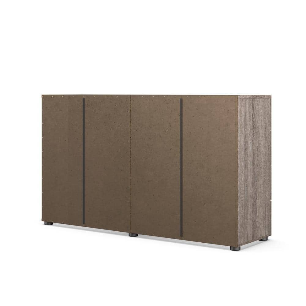 Austin Double 8-Drawer White Contemporary Dresser