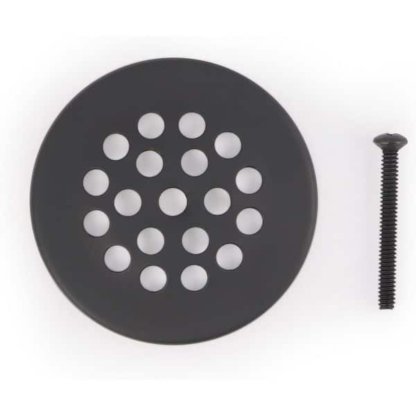 Supplygiant Drain Strainer for Tub and Shower with Screw, Universal Fit, Matte Black Finish