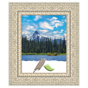 Fair Baroque Cream Wood Picture Frame Opening Size 11 x 14 in.