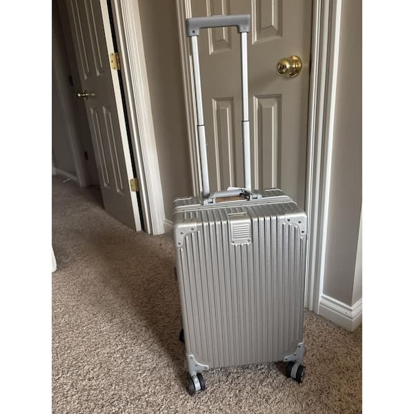 Wudkey Carry On Luggage with Aluminum Frame, 20 in. PC Hard Shell