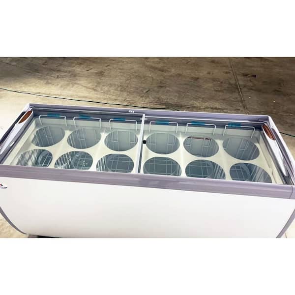 Cooler Depot 71 in. 20 cu. ft. NSF Manual Defrost Commercial Ice