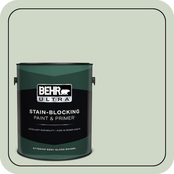 BEHR ULTRA 1 gal. #S390-2 Spring Valley Semi-Gloss Enamel Exterior Paint & Primer