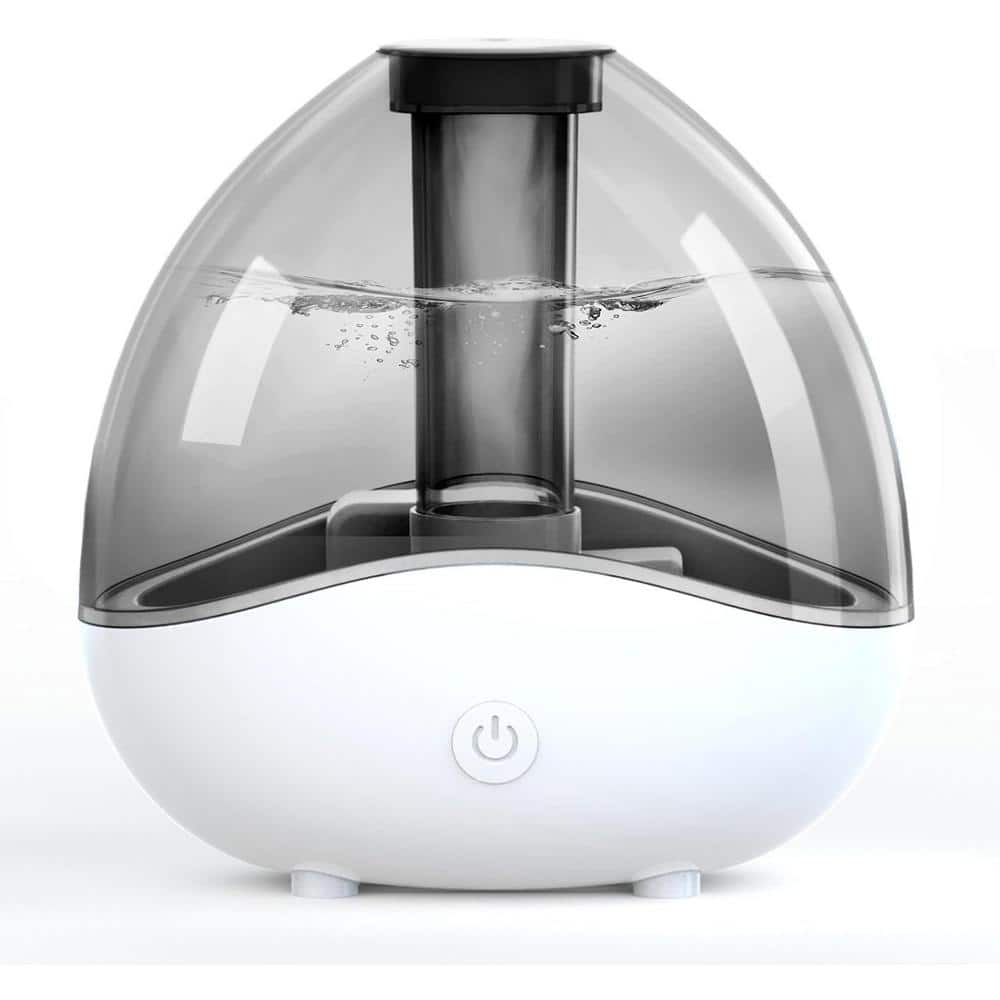 0.4 Gal. Ultrasonic Cool Mist Humidifier with Removable 1.5L Water Tank & Night Light Up To 24 Hours in Gray price history on PriceWatchPro