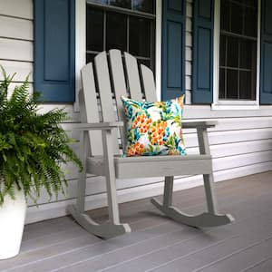 Weatherly Rocking Chair Highwood Weatherly Harbor Gray Recycled Plastic Outdoor Rocking Chair ...