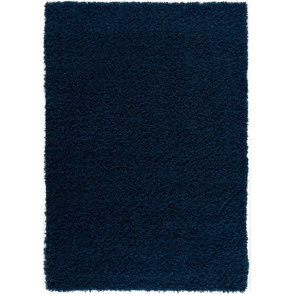 L'Baiet Josie Navy 8 ft. x 10 ft. Shag Area Rug