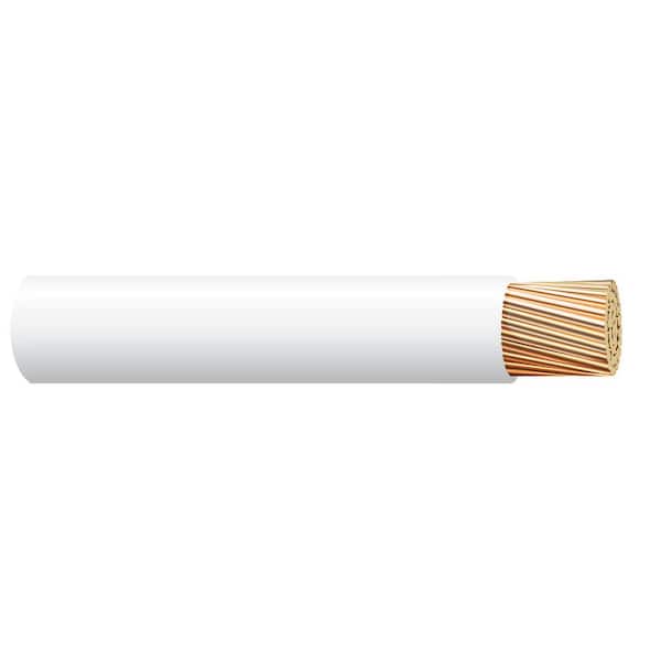 500 ft. 6 Gauge White Stranded Copper THHN Wire