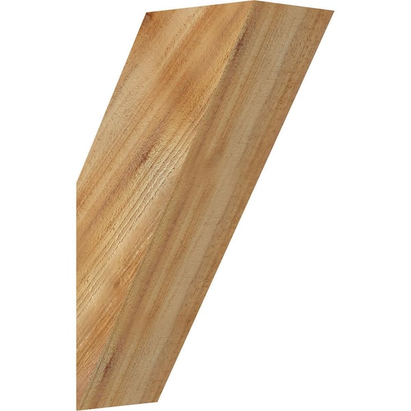 Ekena Millwork 6"W x 12"D x 20"H Traditional Rough Sawn Knee Brace, Western Red Cedar
