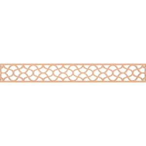 Resort Fretwork 0.25 in. D x 46.5 in. W x 6 in. L Alder Wood Panel Moulding