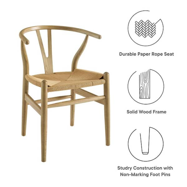 Modway wishbone outlet chair